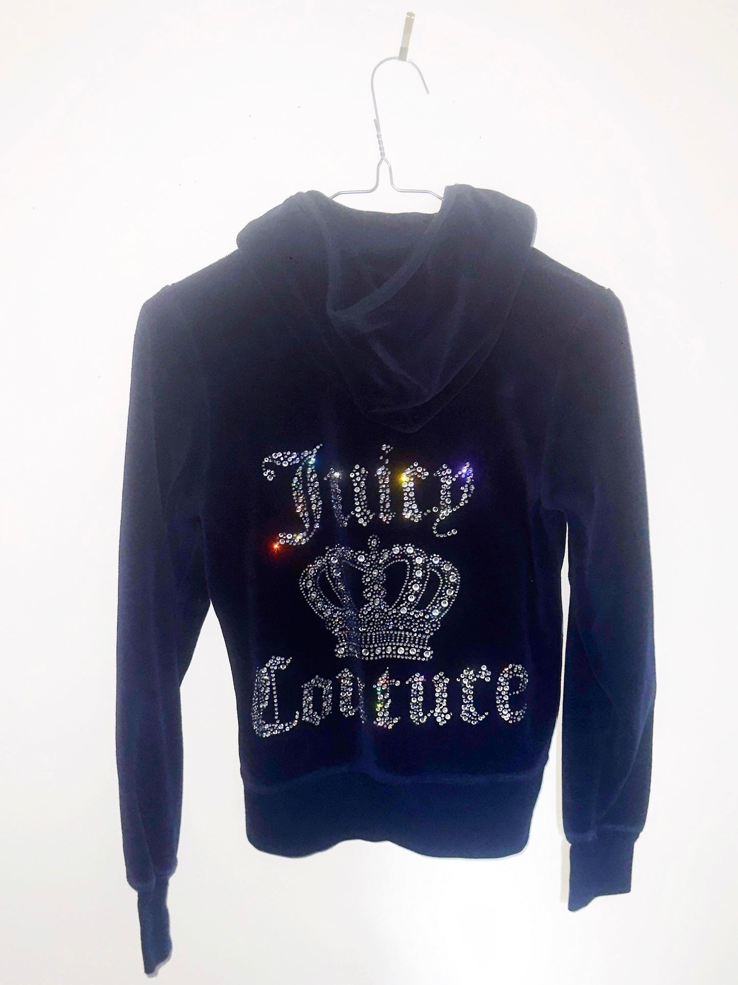 Y2K RELIC: Juicy Crown Hoodie (Royal Blood Edition)