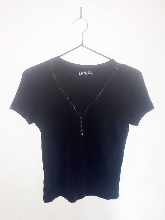 CRUCIFIX GIRL: Bound-Tee Original Sin Cut